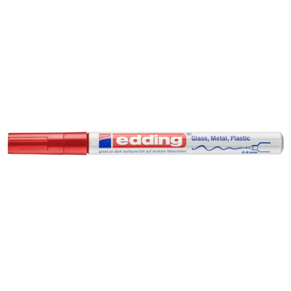 Edding 780 4-780-9-002 Lackmarker Rot 0.8mm