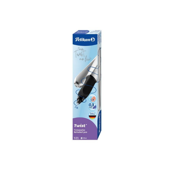 Pelikan Tintenroller Twist R457 Silber