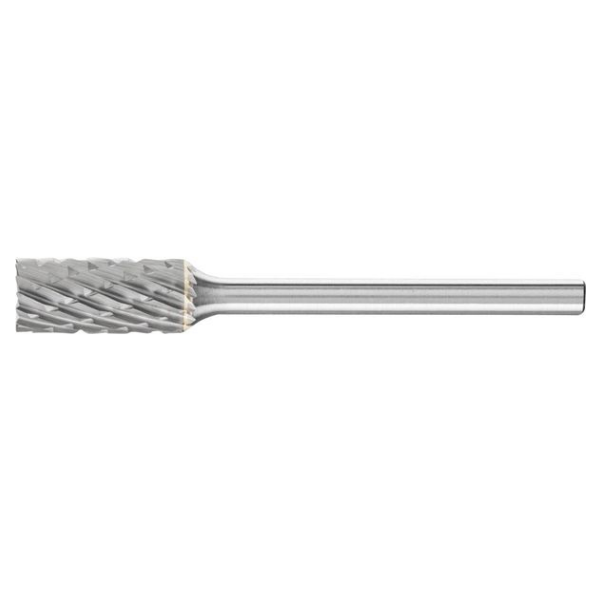 PFERD TOOLS 21200483 Frässtift Hartmetall Zylinder mit Stirnverzahnung Länge 43mm Produktabmessung, Ø 6mm Arbeits-Länge 13mm