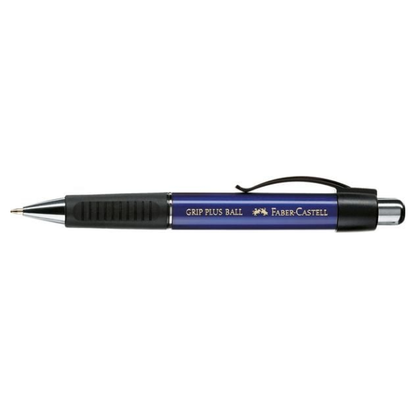 Faber-Castell Kugelschreiber GRIP Plus M blau metallic
