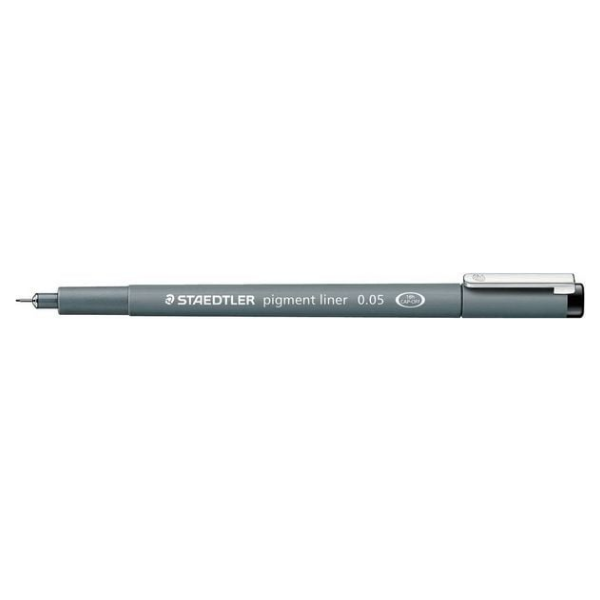 STAEDTLER Fineliner Lumocolor pigment liner 308 schwarz, 0,05 mm